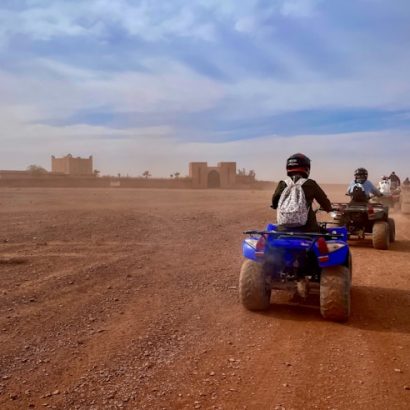 quad in merzouga desert